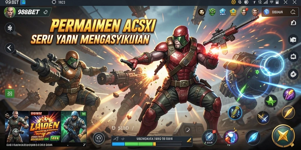 Tampilan gameplay seru dalam 988BET yang penuh aksi.
