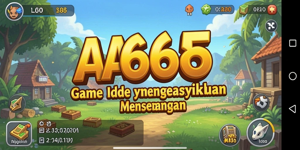 Tampilan gameplay AA666 yang menarik dan menantang para pemain Idle.