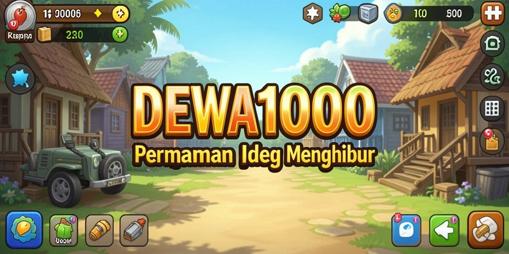 Tampilan menarik dari gameplay DEWA1000 yang seru.