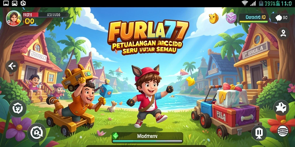 Tampilan gameplay FURLA77 yang seru dan menantang.