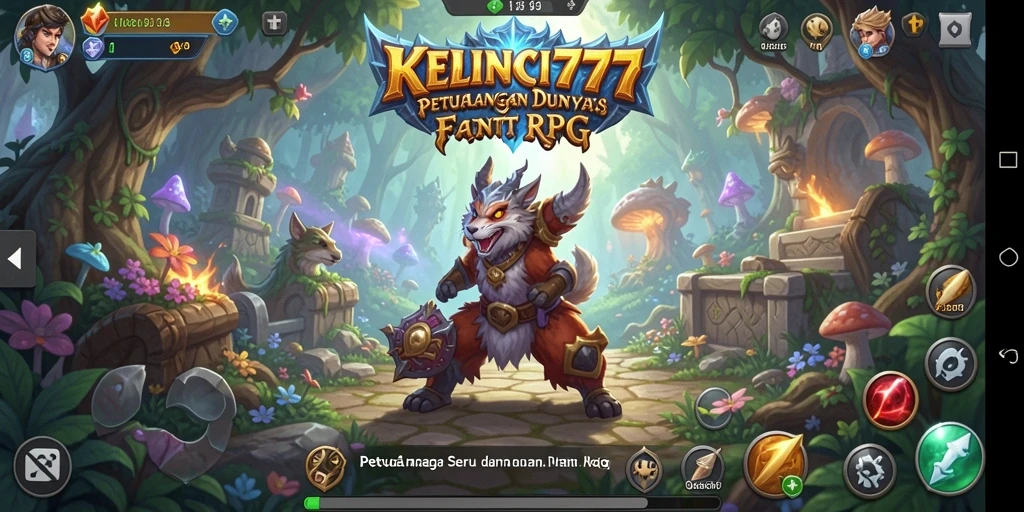 Gameplay KELINCI777 yang menampilkan pertarungan epik dan eksplorasi.