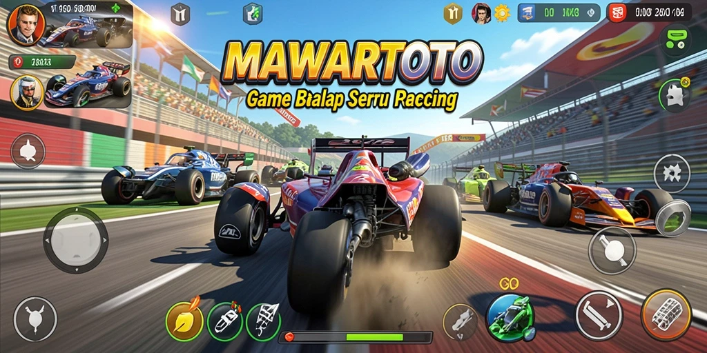 Gameplay balap seru di MAWARTOTO dengan berbagai trek menantang.