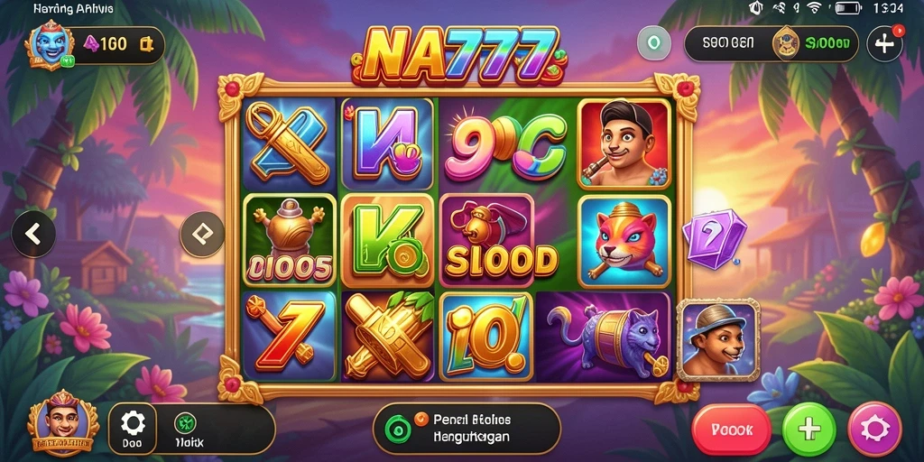 Tampilan gameplay menarik dari permainan Slot NA777.