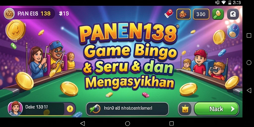 Tampilan gameplay seru pada aplikasi Bingo PANEN138.