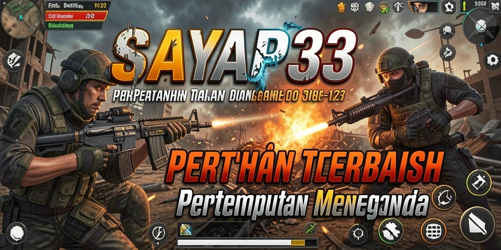Tampilan gameplay menegangkan di SAYAP33 dengan strategi Tower Defense.