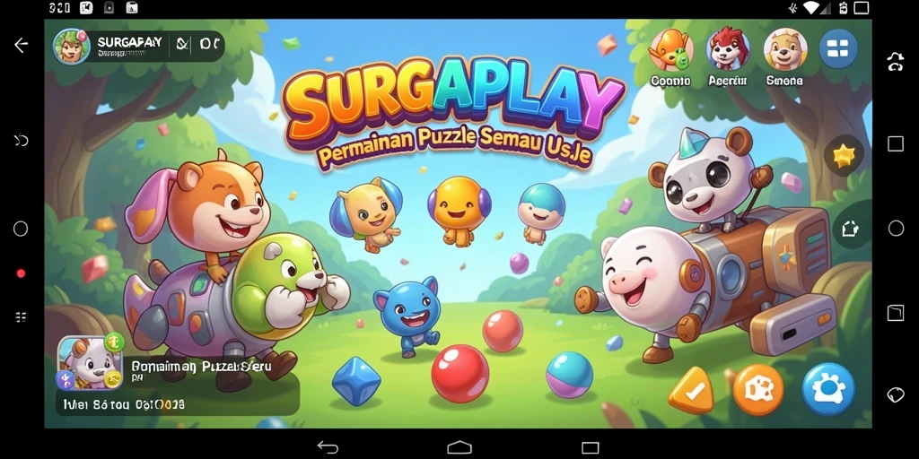 Gameplay SURGAPLAY yang seru dan menantang puzzle.