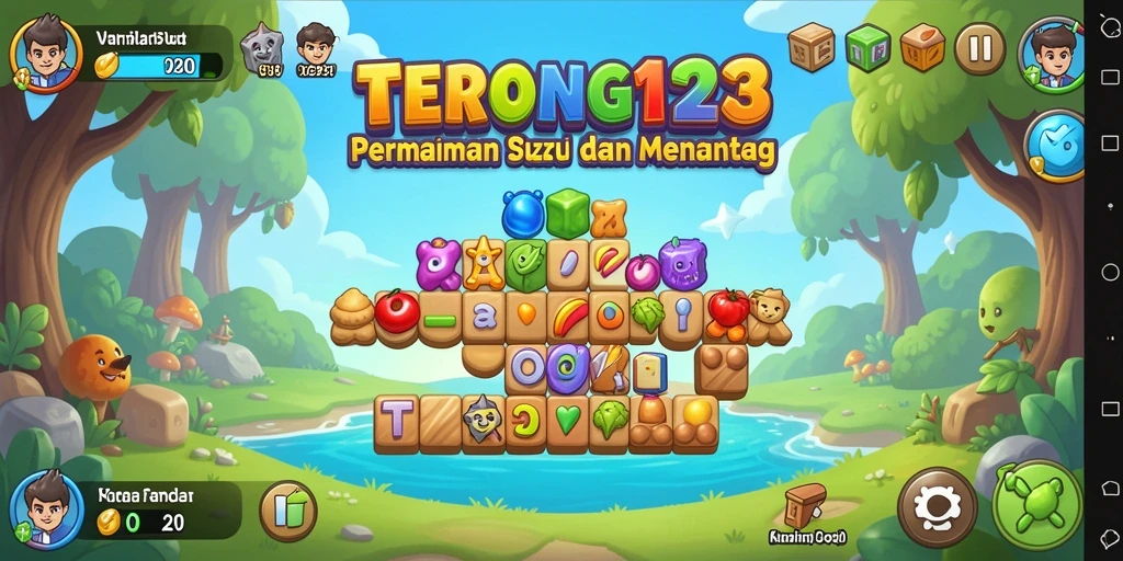 Tangkapan layar gameplay seru dari TERONG123 puzzle.