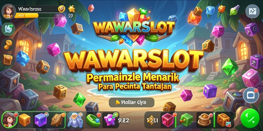 Screenshot utama WAWARSLOT menampilkan gameplay Puzzle yang menggugah semangat.
