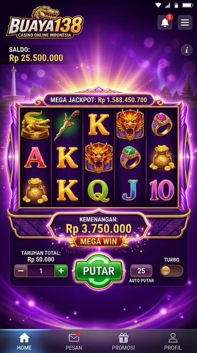 Screenshot kategori aplikasi yang tersedia di buaya138.